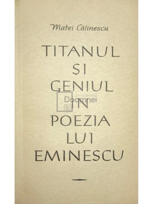 Titanul și geniul în poezia lui Eminescu