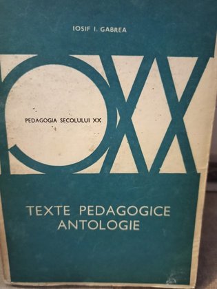 Texte pedagogice, antologie