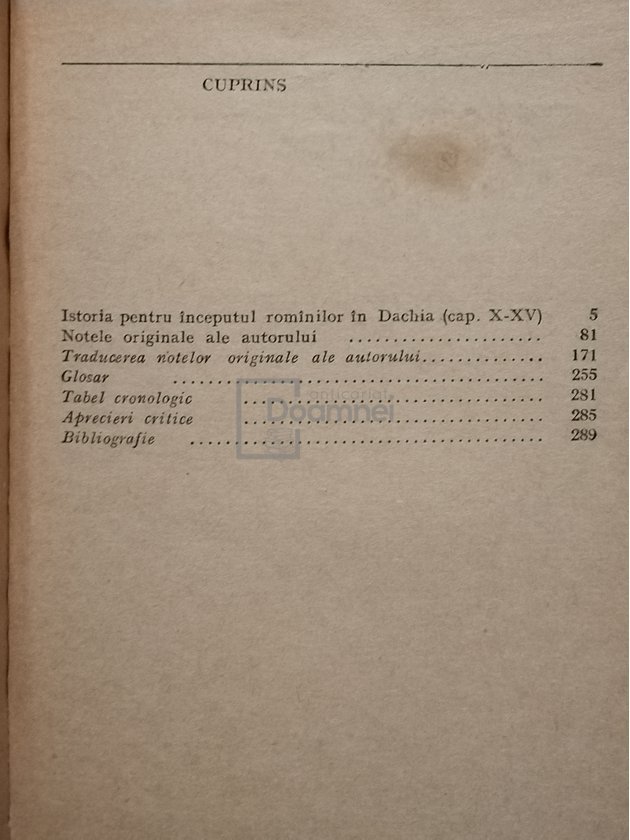 Istoria pentru inceputul romanilor in Dacia, 2 vol.