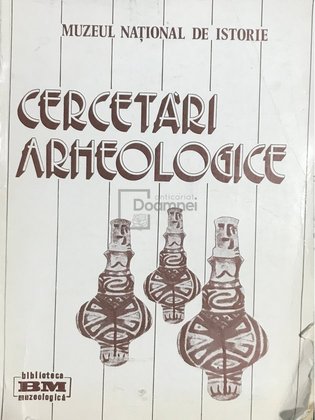 Cercetări arheologice - vol. VI