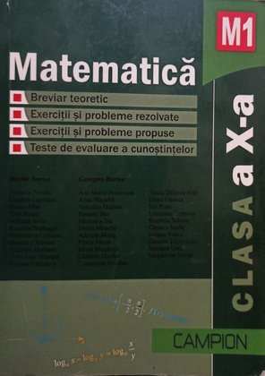 Matematica M1 clasa a Xa