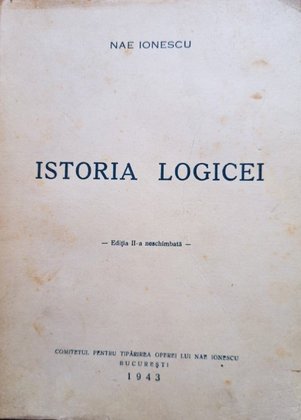 Istoria logicei, editia a IIa neschimbata