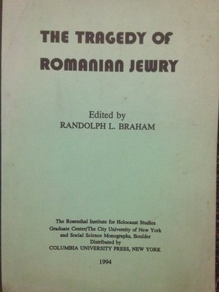 The tragedy of romanian jewry (dedicatie)