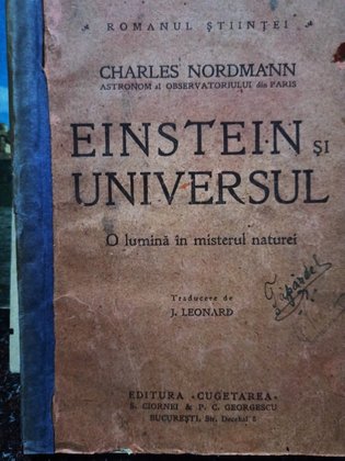 Einstein si universul
