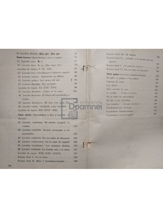 Limba spaniola - Manual pentru clasa a II-a