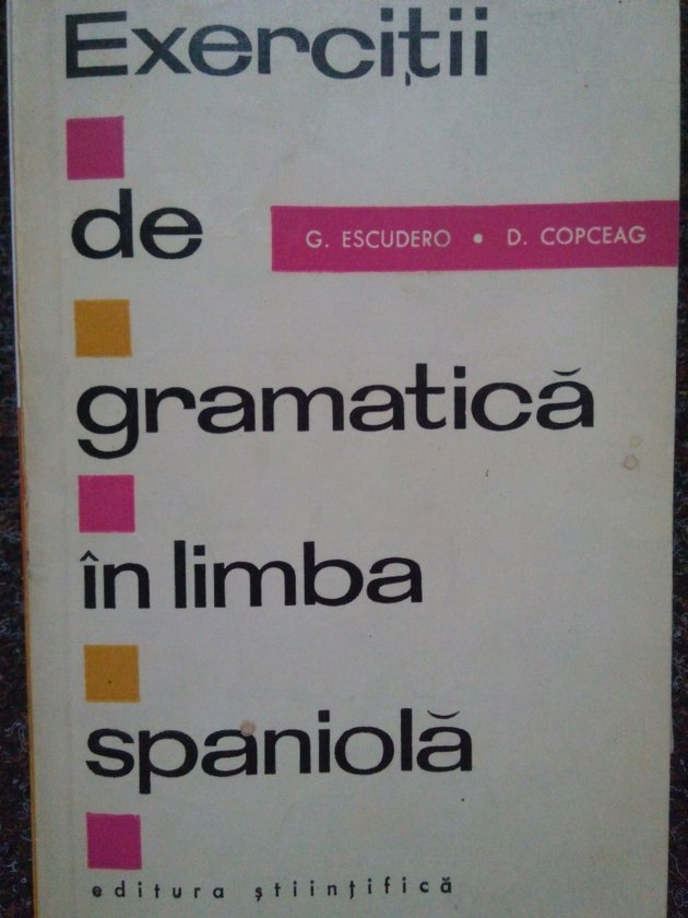 Exercitii de gramatica in limba spaniola