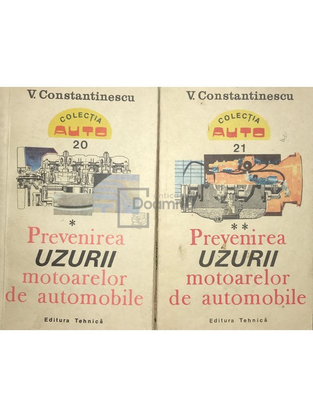 Prevenirea uzurii motoarelor de automobile, 2 vol.
