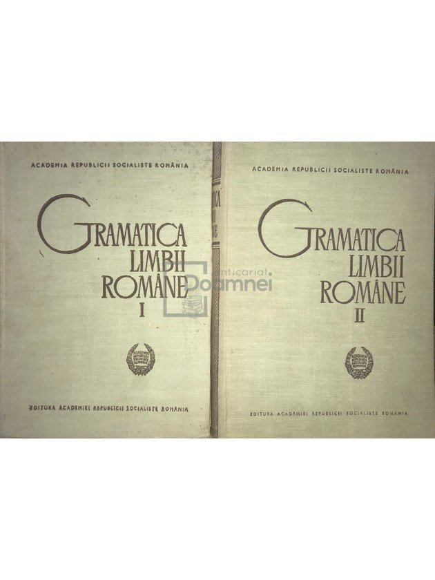 Gramatica limbii române, 2 vol.