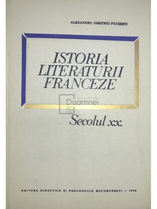 Istoria literaturii franceze - Secolul XX