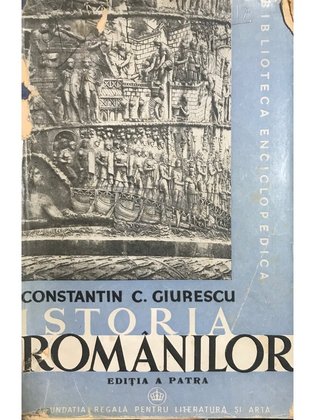 Istoria românilor - vol. 1, ediția a patra