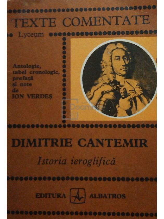 Dimitrie Cantemir - Istoria ieroglifică