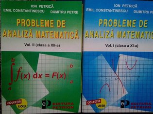 Probleme de analiza matematica, 2 vol.