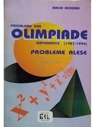 Probleme din olimpiade matematice ( 1987 - 1994 )