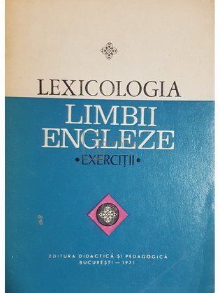 Lexicologia limbii engleze