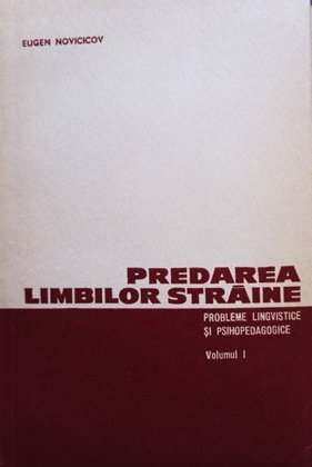 Predarea limbilor straine, vol. 1
