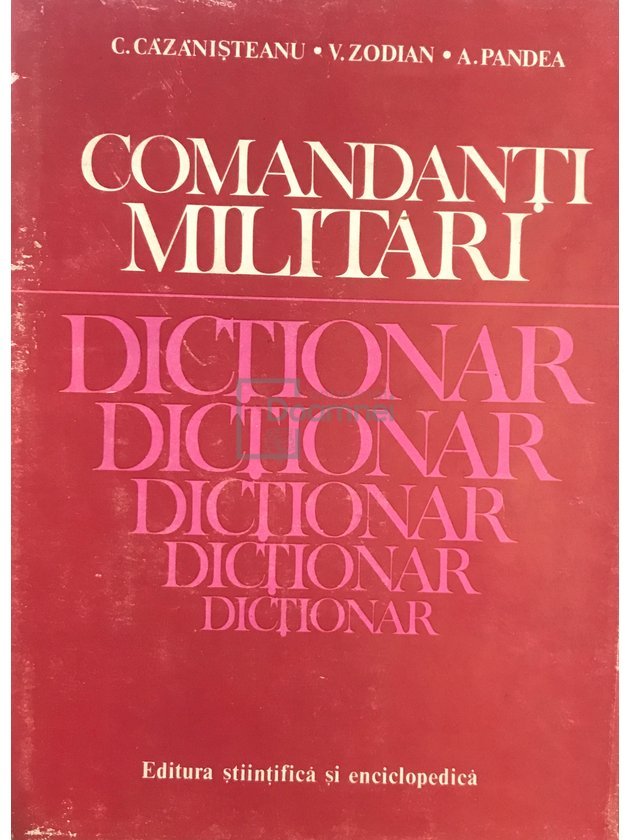 Comandanți Militari - Dicționar