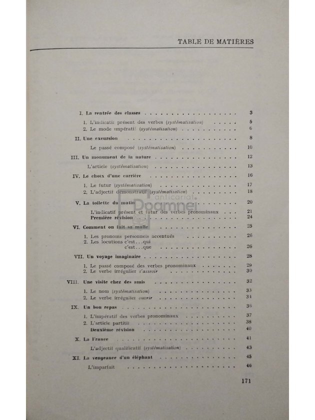 Limba franceza - Manual pentru clasa a X-a liceu si anul II licee de specialitate