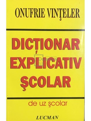 Dicționar explicativ școlar