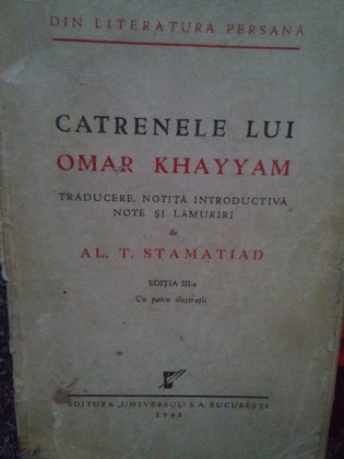 Catrenele lui Omar Khayyam, editia III-a