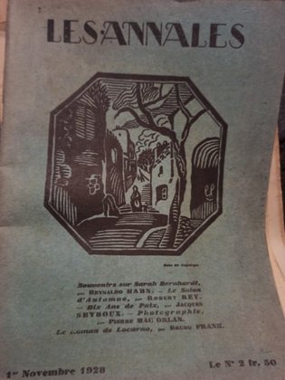 Les annales, nr. 2, 1 Novembre 1928