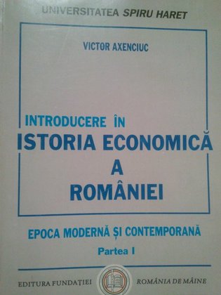 Introducere in istoria economica a Romaniei