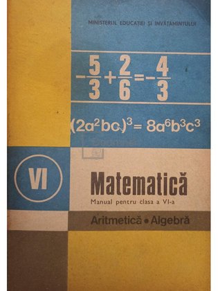 Matematica. Manual pentru clasa a VI-a