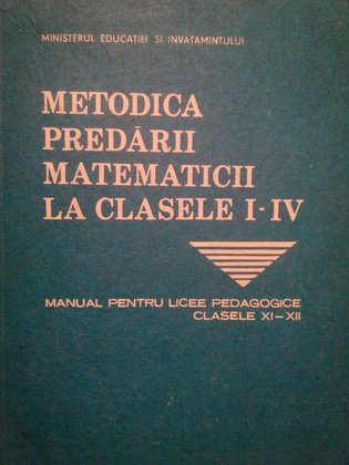 Metodica predarii matematicii la clasele IIV