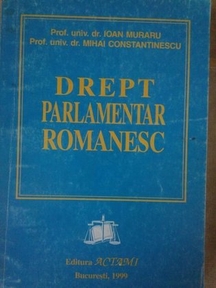 Drept parlamentar romanesc