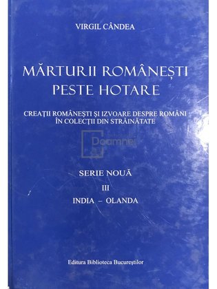 Mărturii românești peste hotare