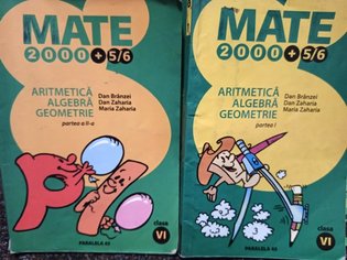 Aritmetica, algebra, geometrie - Clasa a VI-a , 2 vol.
