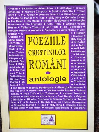 Poeziile crestinilor romani. Antologie