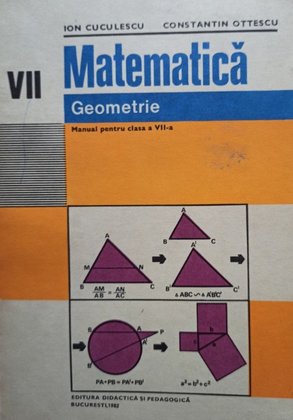 Matematica - Manual pentru clasa a VIIa