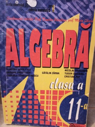 Algebra, clasa a 11a