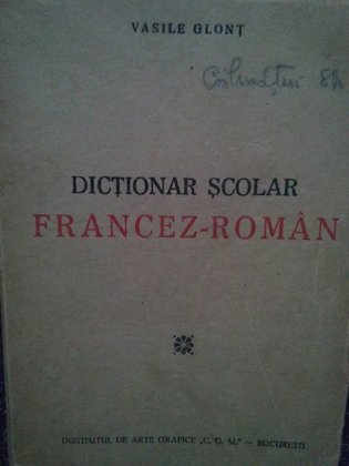 Dictionar scolar francez-roman