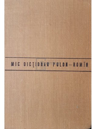 Mic dictionar polon-roman