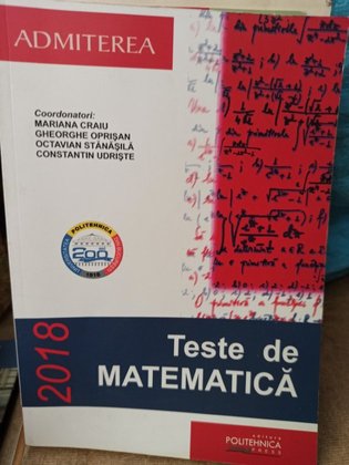 Teste de matematica 2018