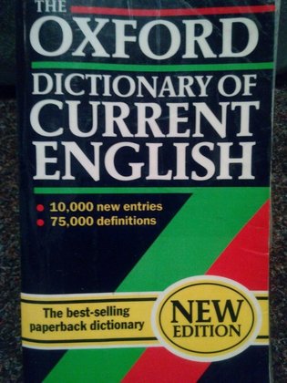 The oxford dictionary of current english