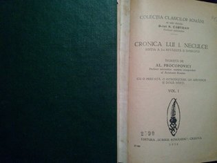 Cronica lui I. Neculce, 2 vol.