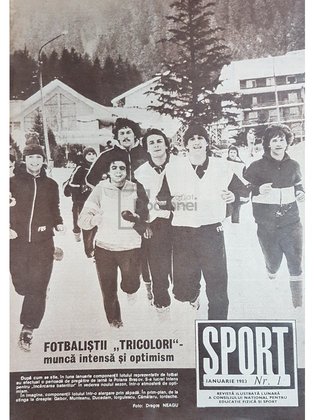 Revista Sport, anul 1983, 12 numere