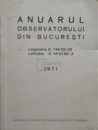 Anuarul observatorului din Bucuresti