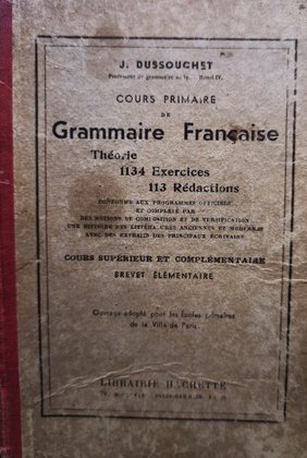 Cours primaire de grammaire francaise