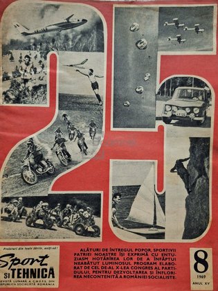 Revista Sport si tehnica, nr. 8, anul XV, 1969