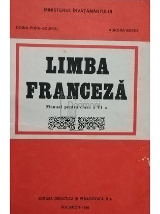 Limba franceza - Manual pentru clasa a VI-a