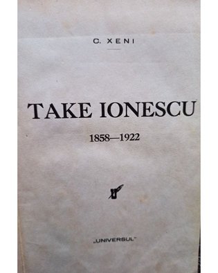 Take Ionescu 1858 - 1922