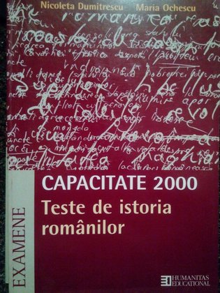 Teste de istoria romanilor. Bacalaureat 2000