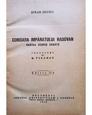 Comoara Imparatului Radovan, editia a II-a