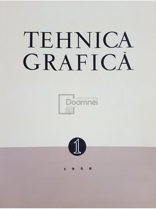 Tehnica grafica, vol. 1