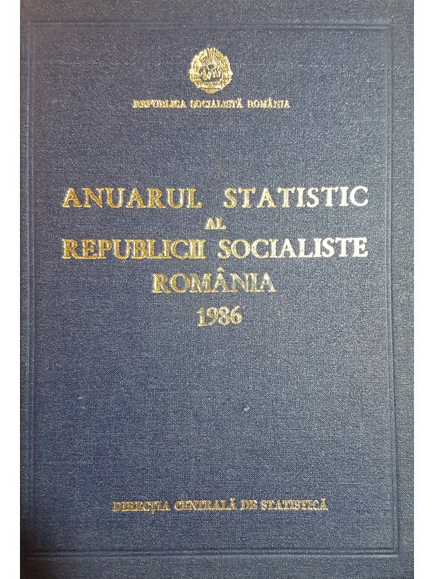 Anuarul statistic al Republicii Socialiste Romania 1986