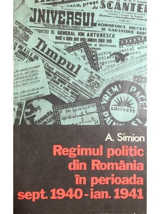 Regimul politic din România în perioada sept. 1940 - ian. 1941