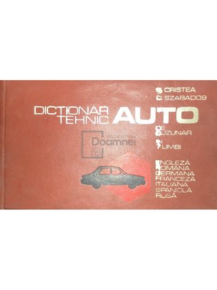 Dicționar tehnic auto de buzunar în 7 limbi
